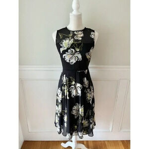 Hobbs London Ava Eve Floral Fit & Flare Dress 4